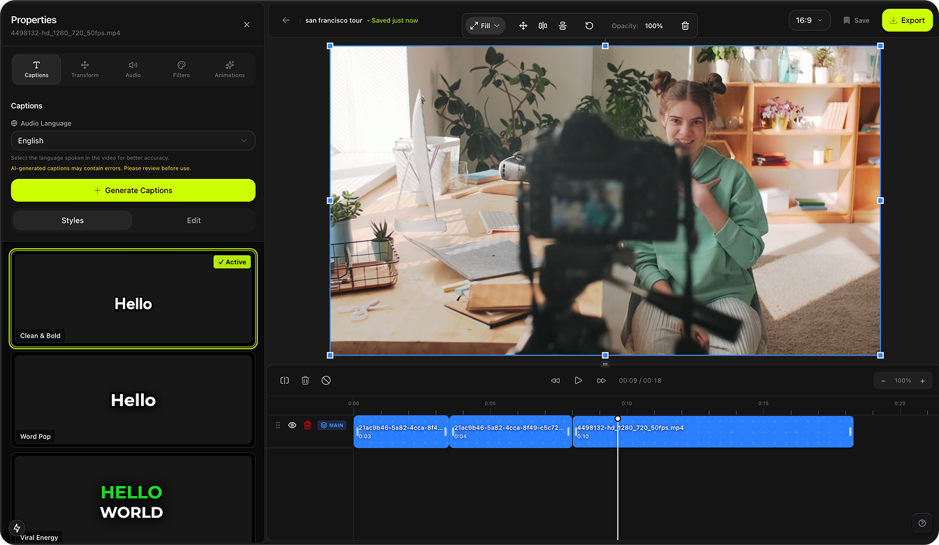 Formats Editor view 3